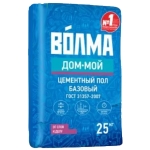 Волма ДОМ МОЙ Цементный пол базовый (25кг) Волма ДОМ МОЙ Цементный пол базовый (25кг). Штукатурка Шпатлевка (готовые)