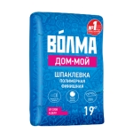 Волма ДОМ МОЙ Шпаклевка полимерная (19кг) Волма ДОМ МОЙ Шпаклевка полимерная (19кг). Затирка Шпатлевка Штукатурка (сухие)