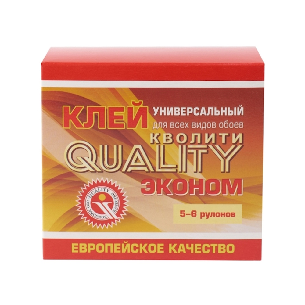 Клей обойный QUALITY «Универсальный» эконом (150г;54шт.) КОРОБКА Клей обойный QUALITY «Универсальный» эконом (150г;54шт.) КОРОБКА