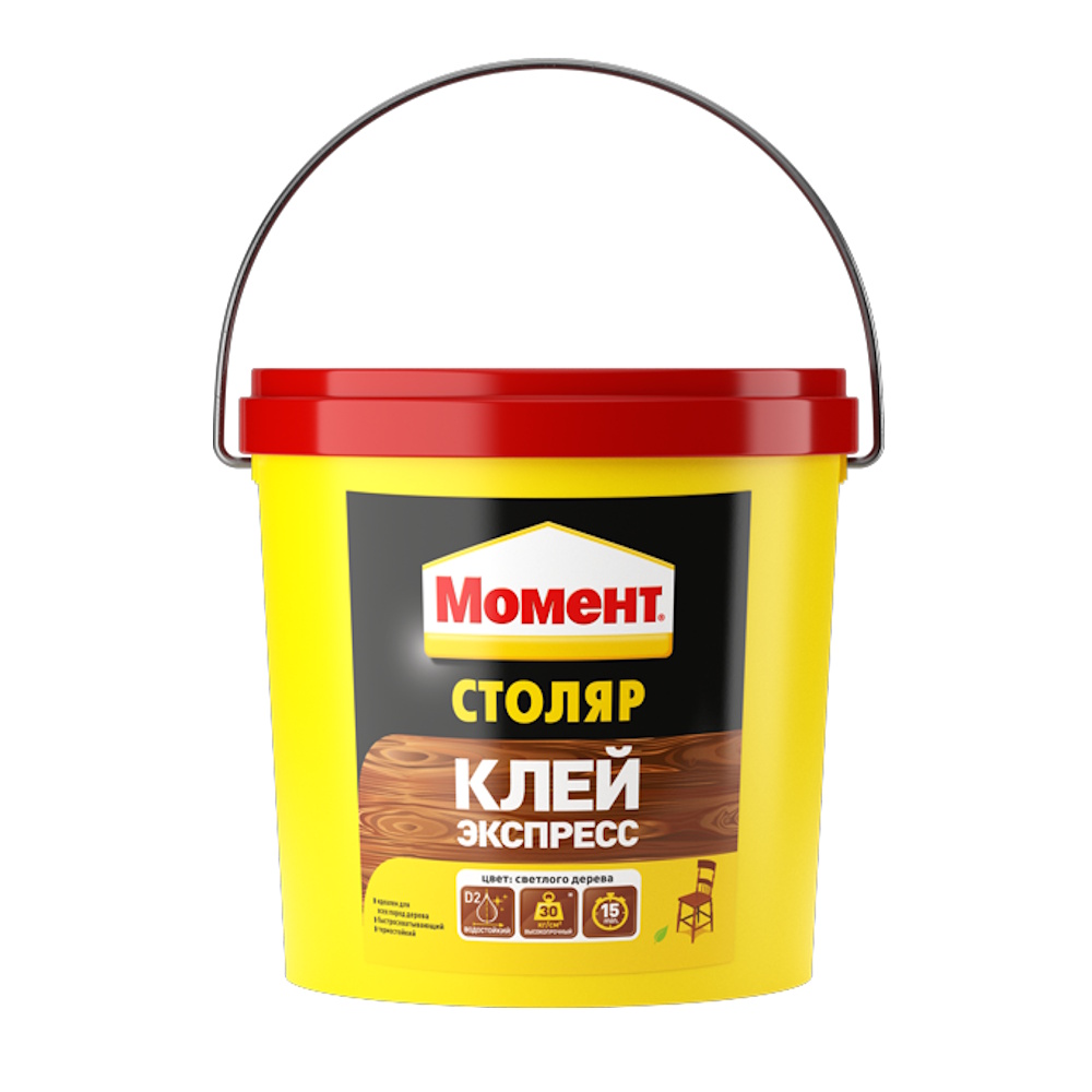 Клей «Момент" столяр желтый (3кг) Клей «Момент" столяр желтый (3кг)