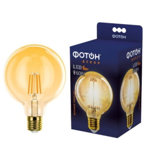 Лампа светодиодная «ФОТОН» LED FL ДЕКОР G95 2200К