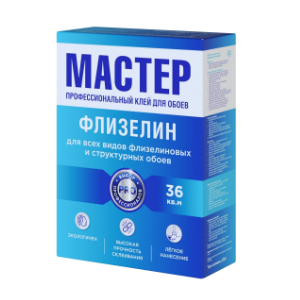 Клей обойный МАСТЕР флизелиновый (200г)