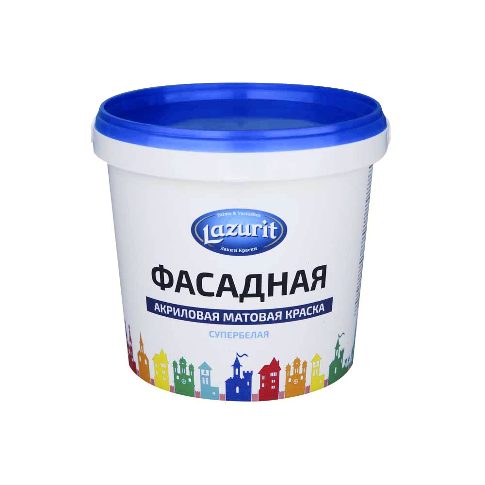 Краска Фасадная матовая «LAZURIT»