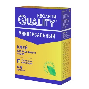 Клей обойный QUALITY «Универсальный»   (200г) В КОРОБКЕ