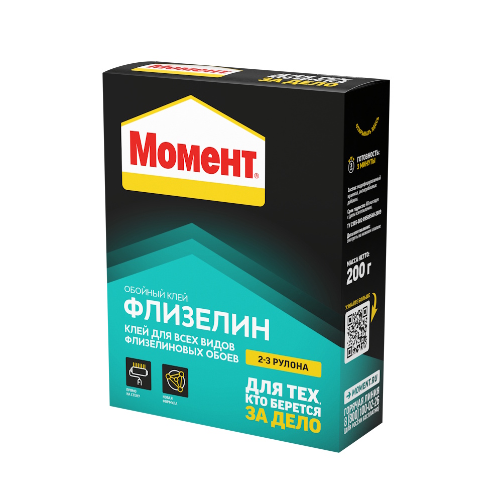 Клей обойный «Mомент Флизелин» Клей обойный «Mомент Флизелин»