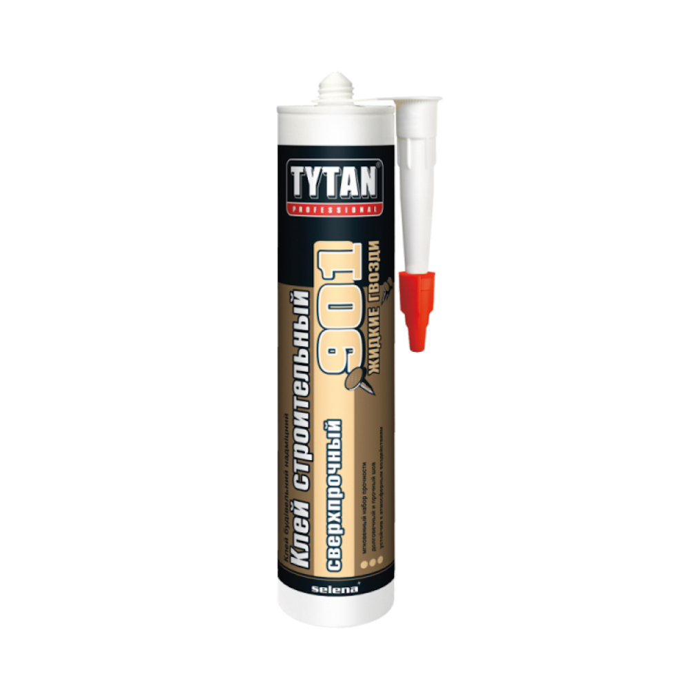 Клей каучуковый строительный Tytan Professional Сверхпрочный №901 (390г)