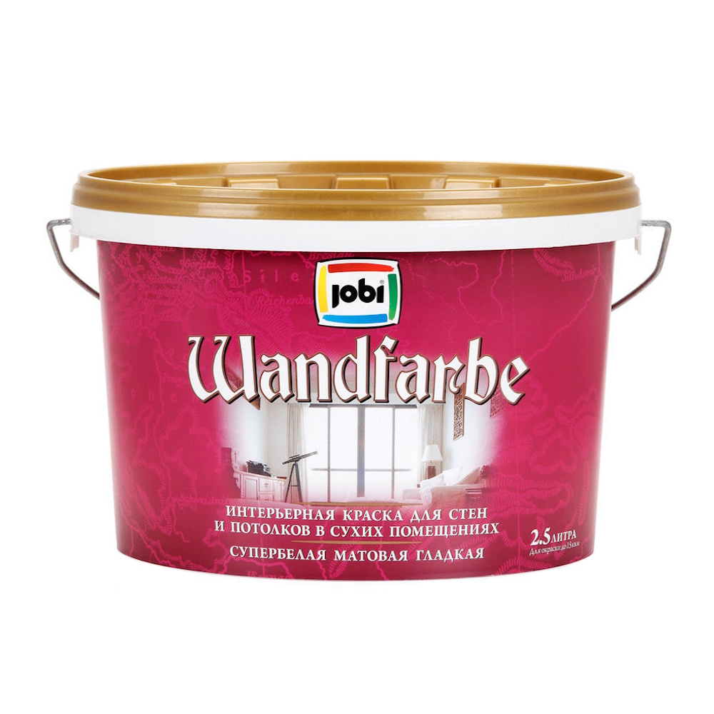 JOBI   C1 в/д краска для стен и потолков  WandFarbe