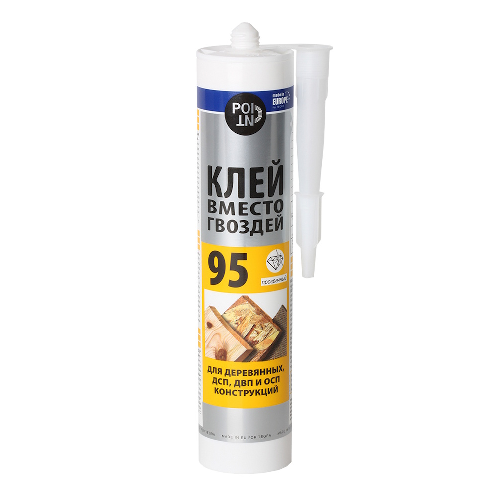 Клей вместо гвоздей POINT 95, для ДСП, ДВП, ОСБ конструкций