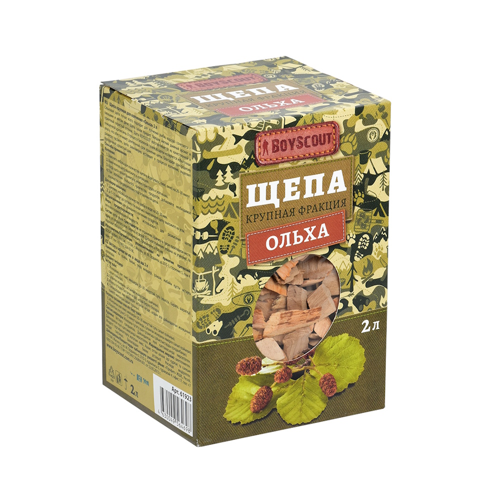 Щепа для копчения "Ольха" крупная
