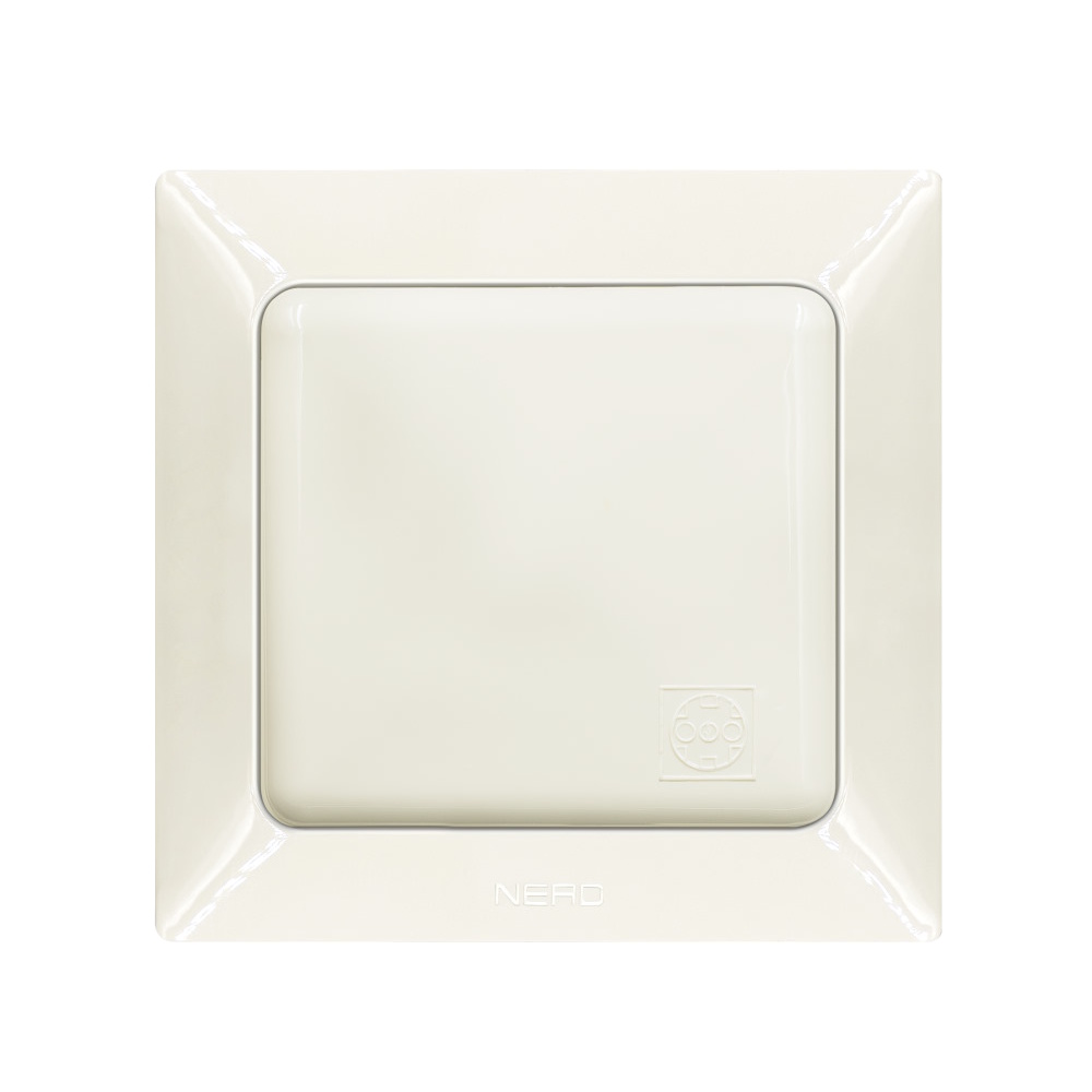 Розетка с защитой от детей, с крышкой, с/з, 16А, 250В, Aras NE-AD