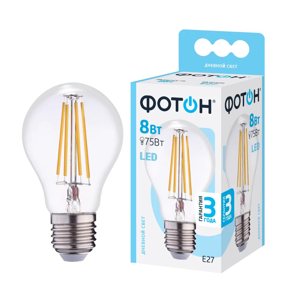 Лампа светодиодная «ФОТОН» LED FL А60 Лампа светодиодная «ФОТОН» LED FL А60