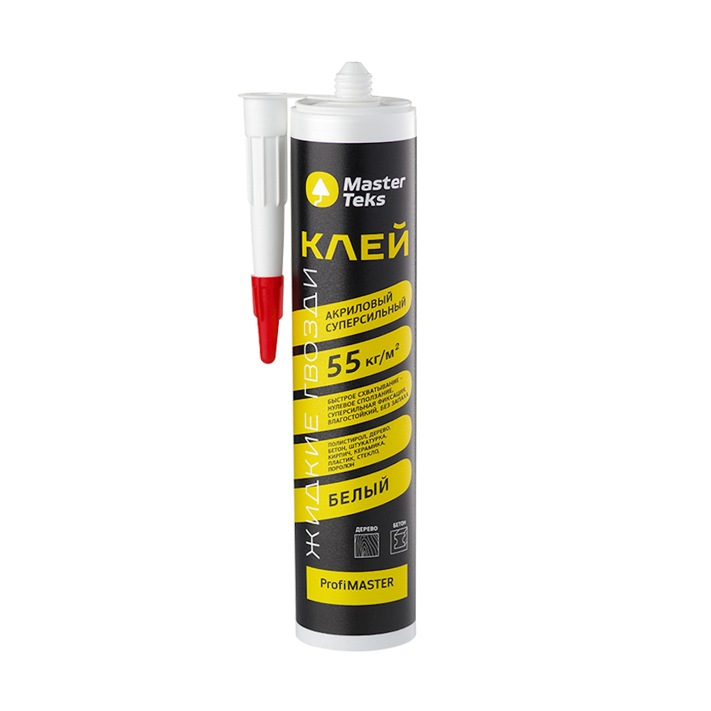 Клей акриловый ЖГ 55 кг/м2 суперсильный MasterTeks PM