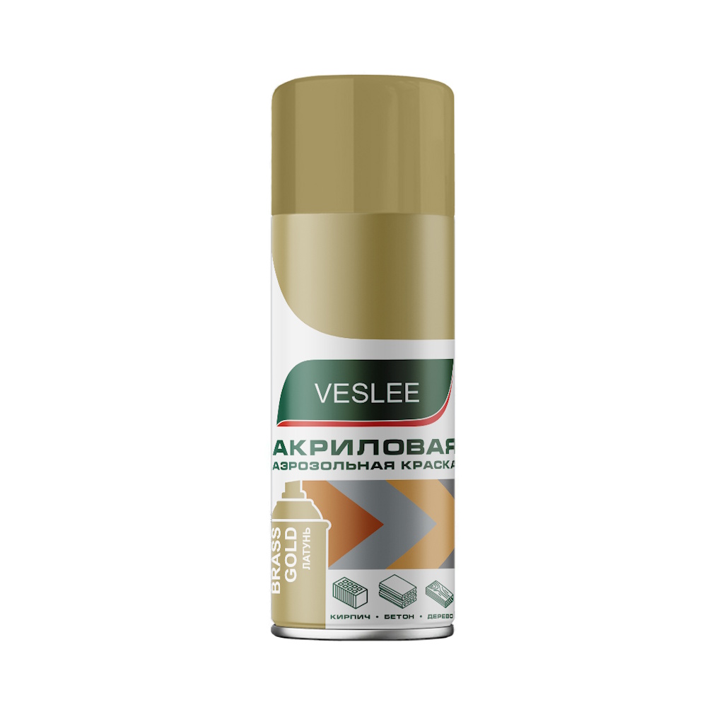 Эмаль аэрозольная с металлическим эффектом  (270 г)Veslee