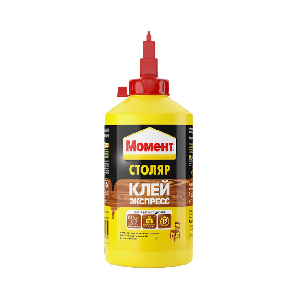 Клей «Момент" столяр желтый ( 750г) Клей «Момент" столяр желтый ( 750г)