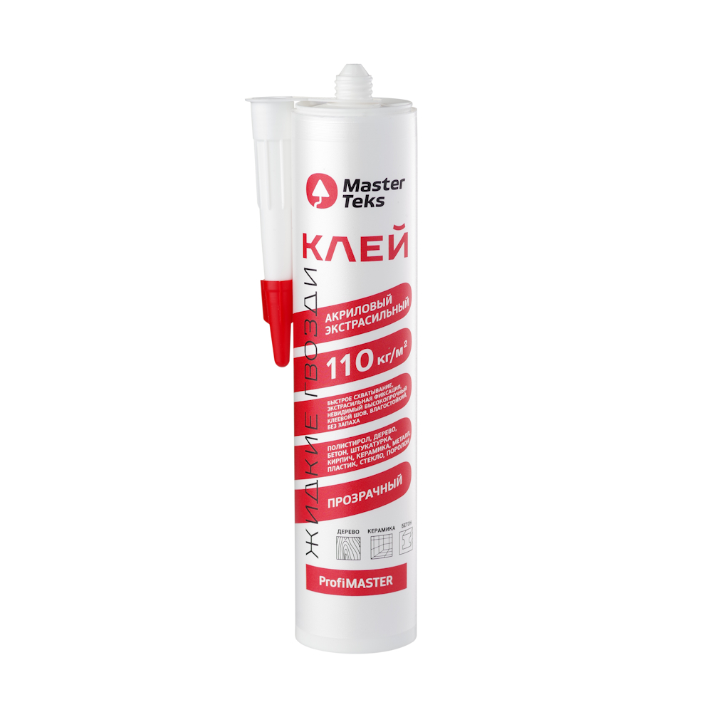 Клей акриловый ЖГ 110 кг/м2 экстрасильный MasterTeks PM