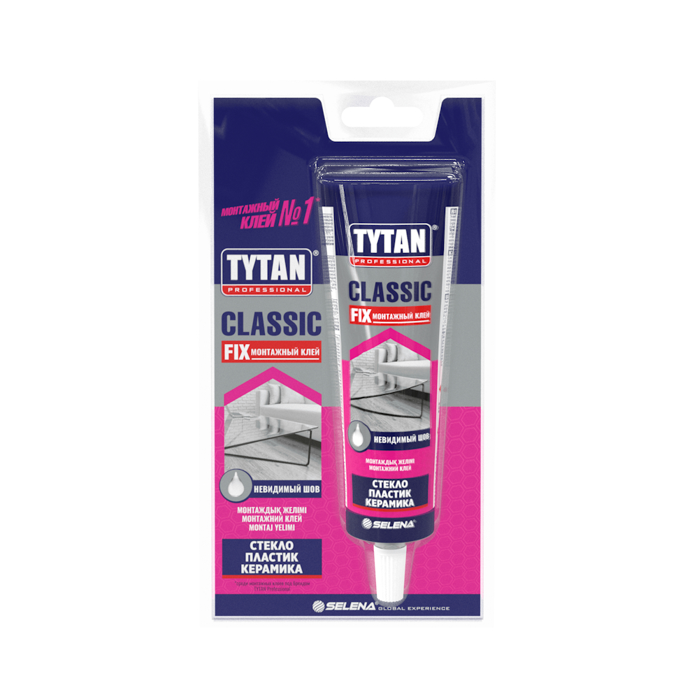 Клей монтажный каучуковый Tytan Professional Classic Fix (100мл)