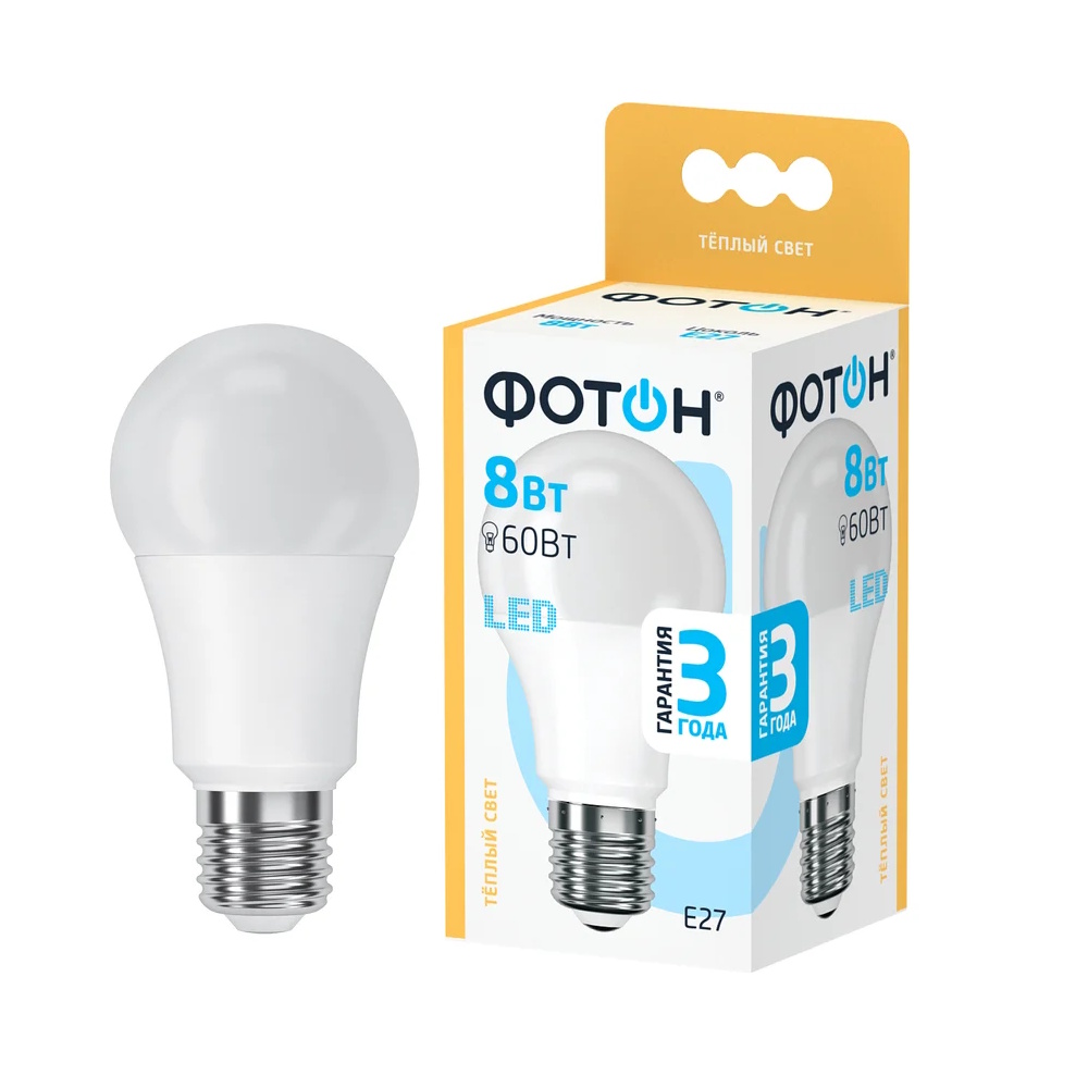 Лампа светодиодная «ФОТОН» LED А60 Лампа светодиодная «ФОТОН» LED А60