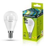 Лампа светодиодная «Ergolux» LED G45  9W/ 80Вт/Е14