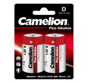Батарейка «Camelion» Alkaline LR20 BL-2   (2*D-блистер; 48 комп.) /1654/000005