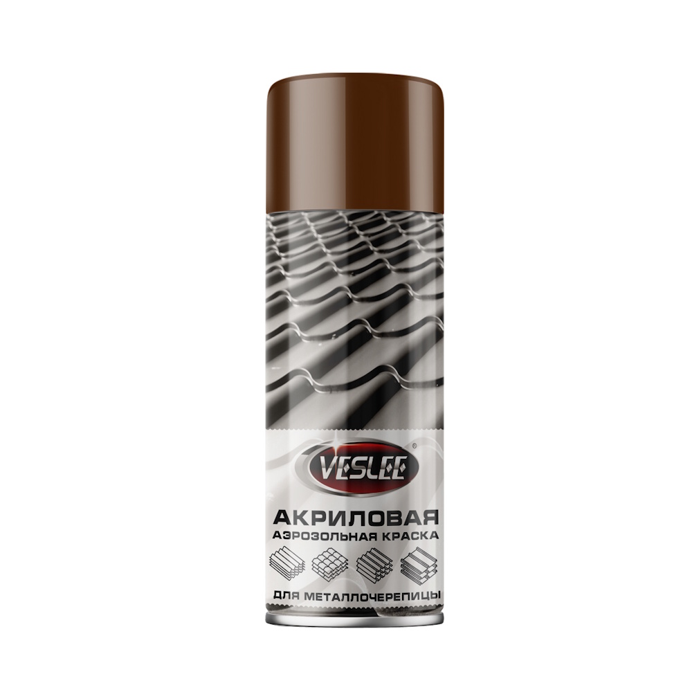 Эмаль аэрозольная для металлочерепицы (270 г) Veslee