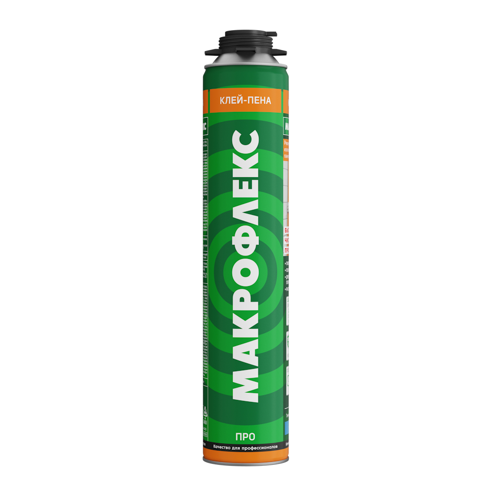 Пена-клей профессиональная «Макрофлекс» ПРО (850мл)